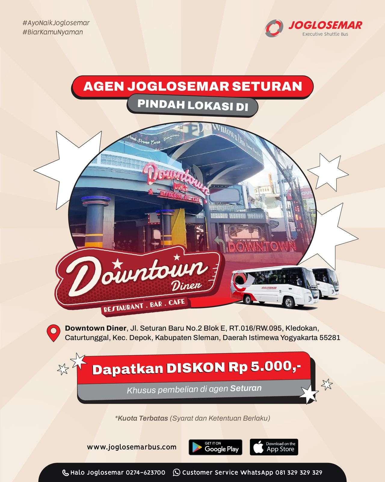 travel seturan terdekat