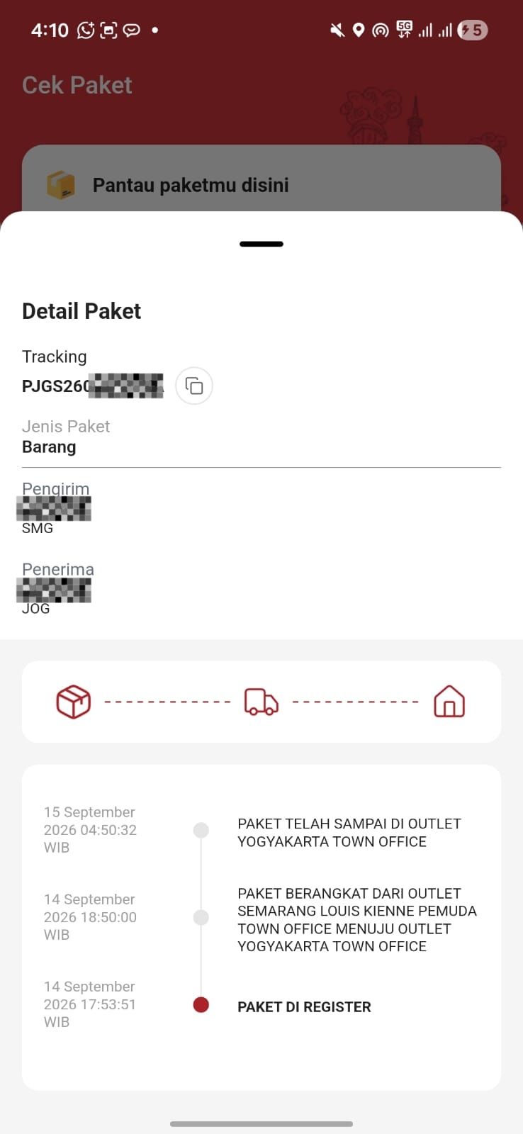 Tracking Paket Joglosemar